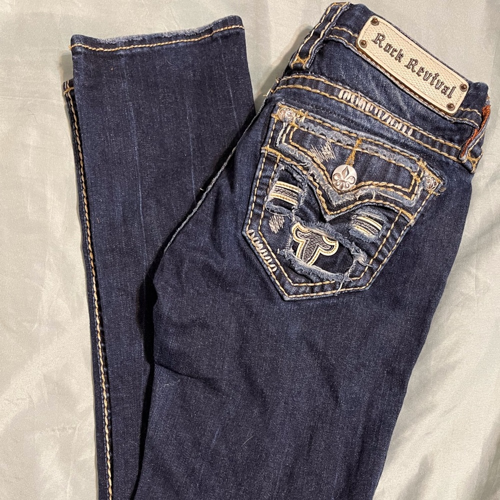 Rock Revival straight leg jeans size 26